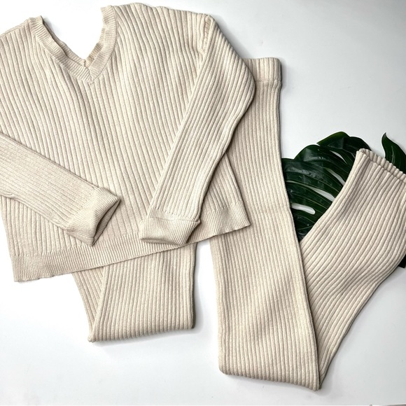 Sincerly Jules Other - SINCERELY JULES KNIT RIBBED LOUNGE 2PC SET
